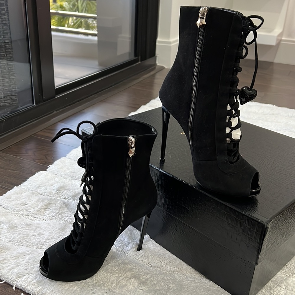 NEW PHILIPP PLEIN
BOOTS LO-HEELS HIGH "ERMES BASIC"